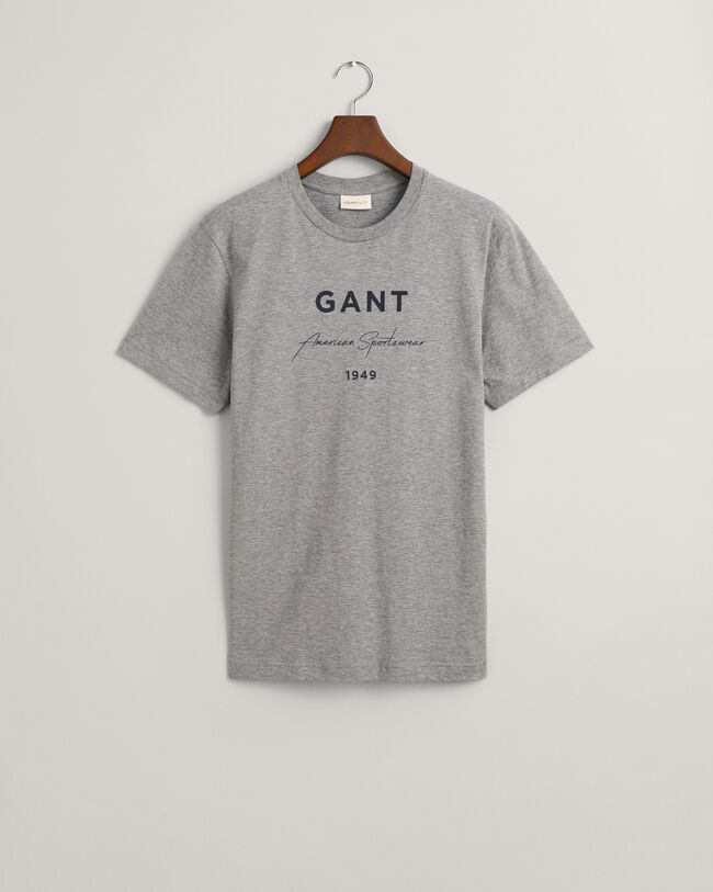 T-shirt med GANT Script Graphic tryk