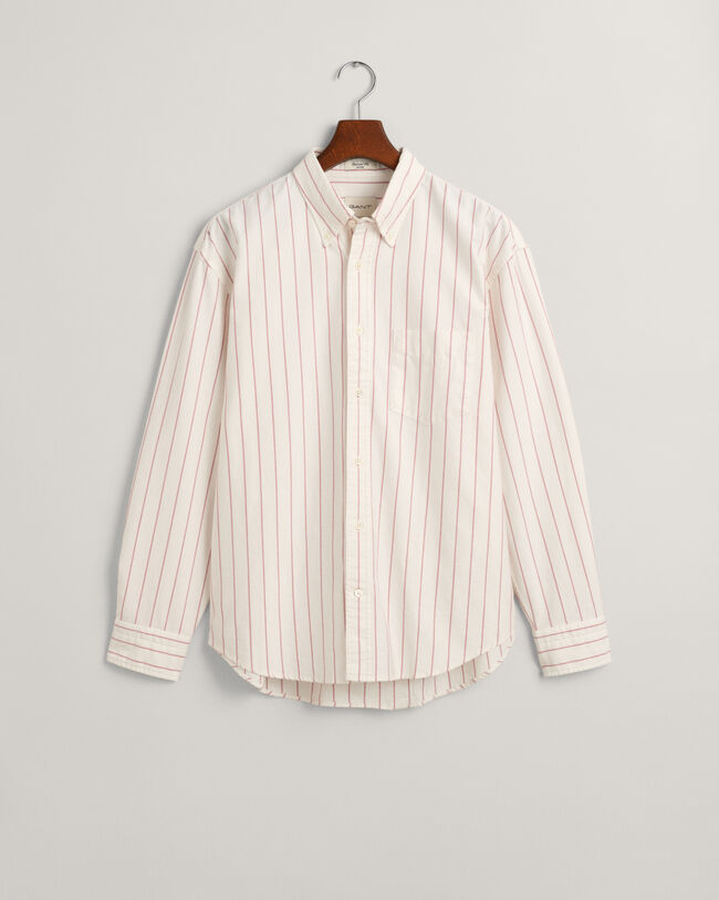 Relaxed fit Heritage Oxford-skjorte med striber