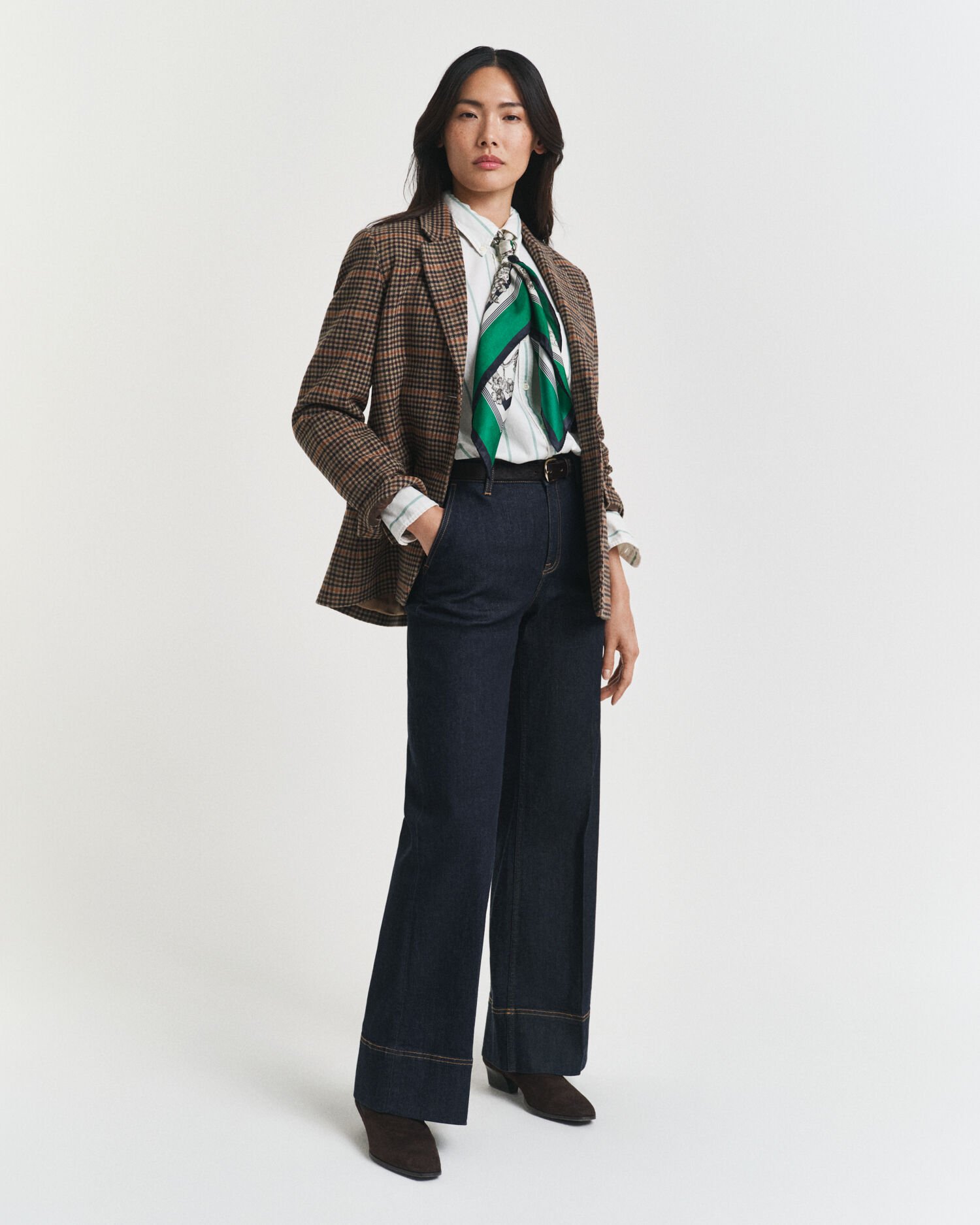 Relaxed fit klassisk stribet Oxford-skjorte