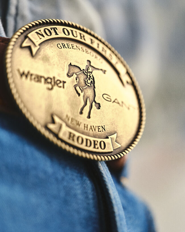 Wrangler x GANT læderbælte