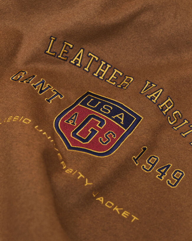 GANT Varsity Jacket af læder