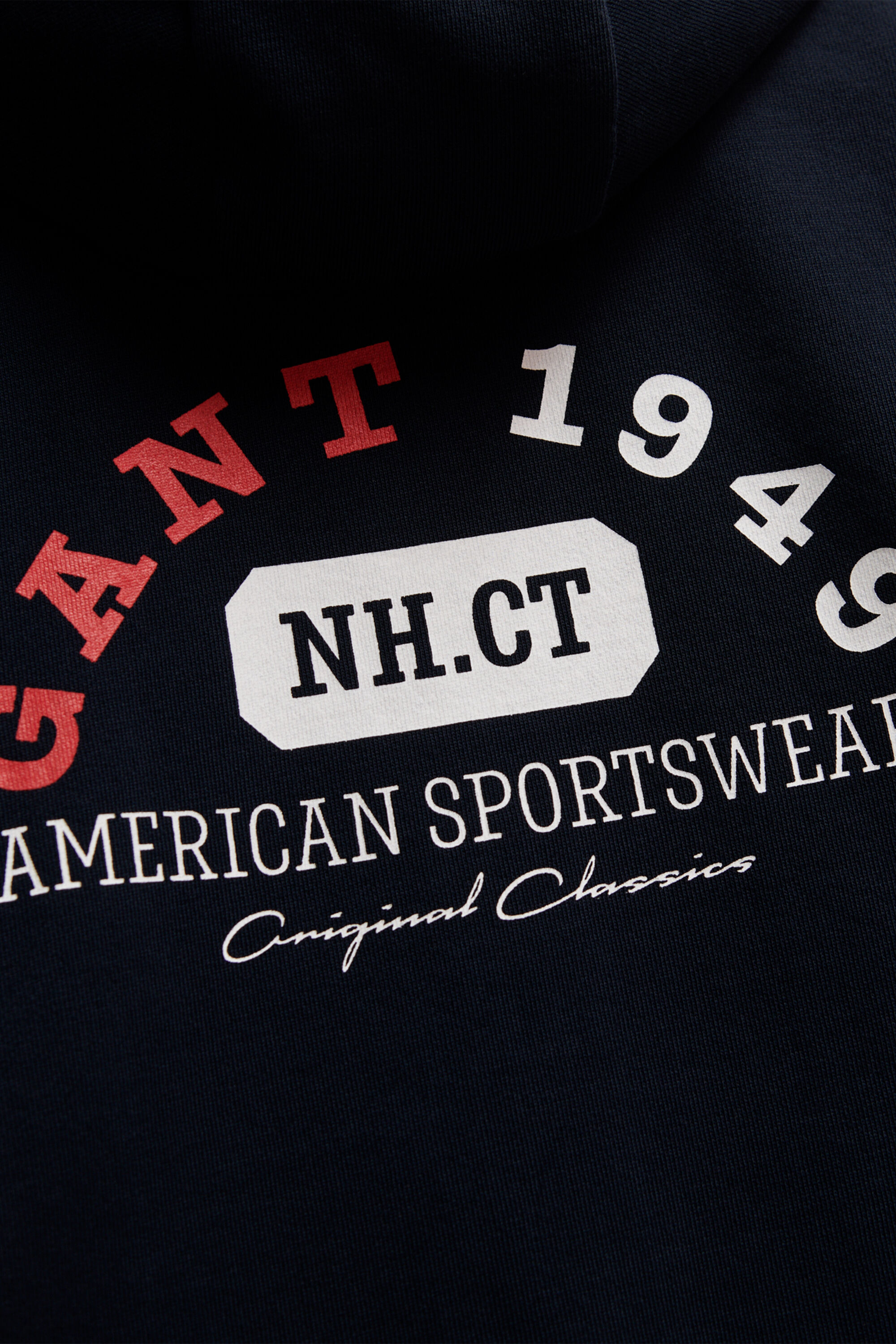 Teen Boys hættetrøje med grafik og lynlås