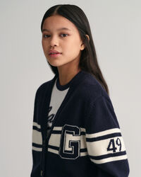 Teen Girls GANT Varsity cardigan