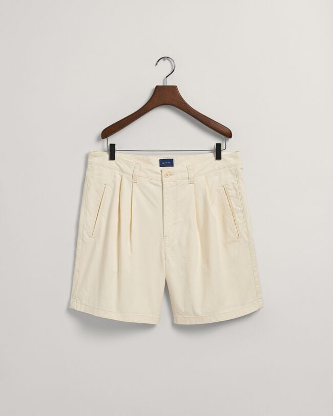 Relaxed fit shorts med l&aelig;g