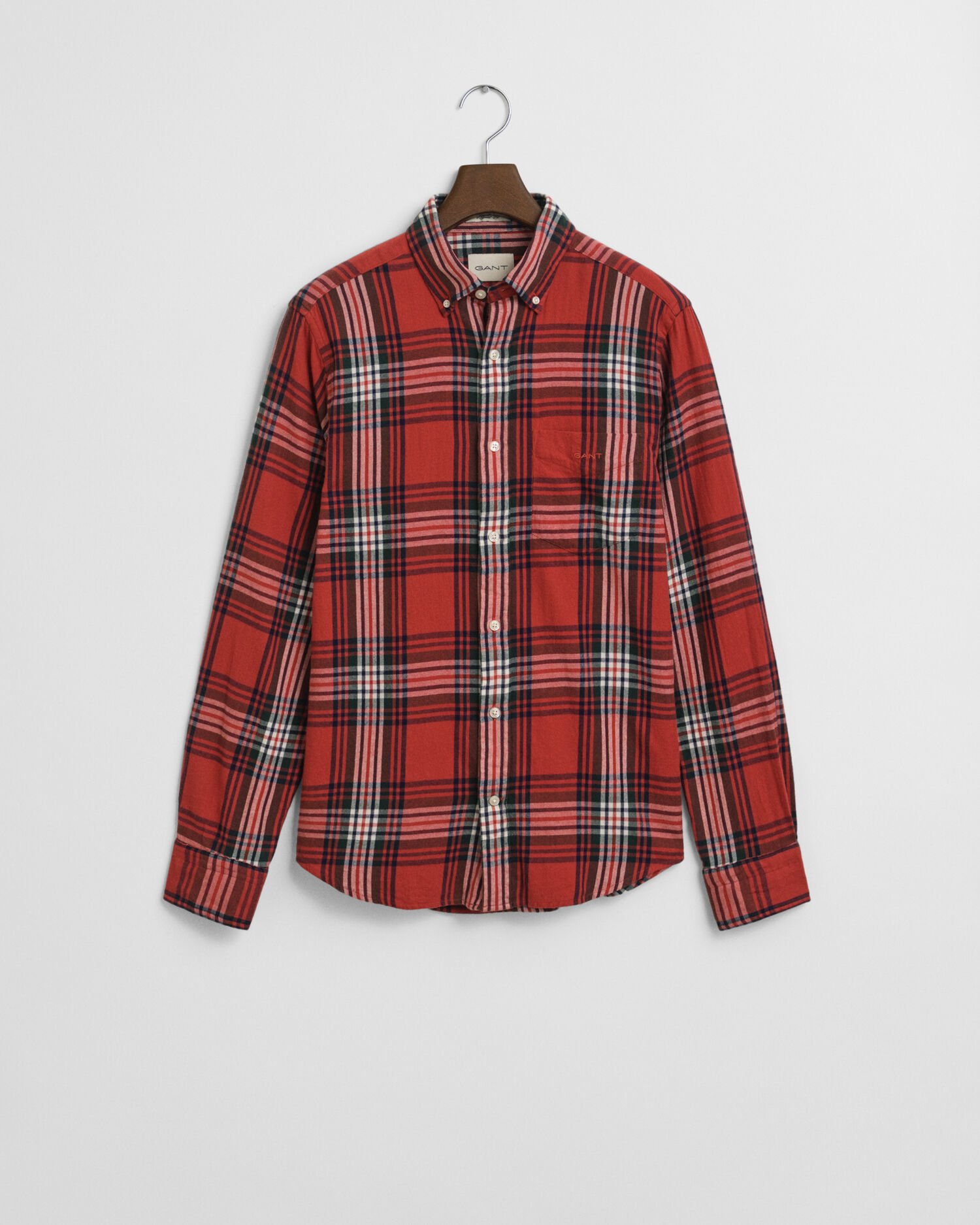 Regular fit Windblown flannelskjorte med tern