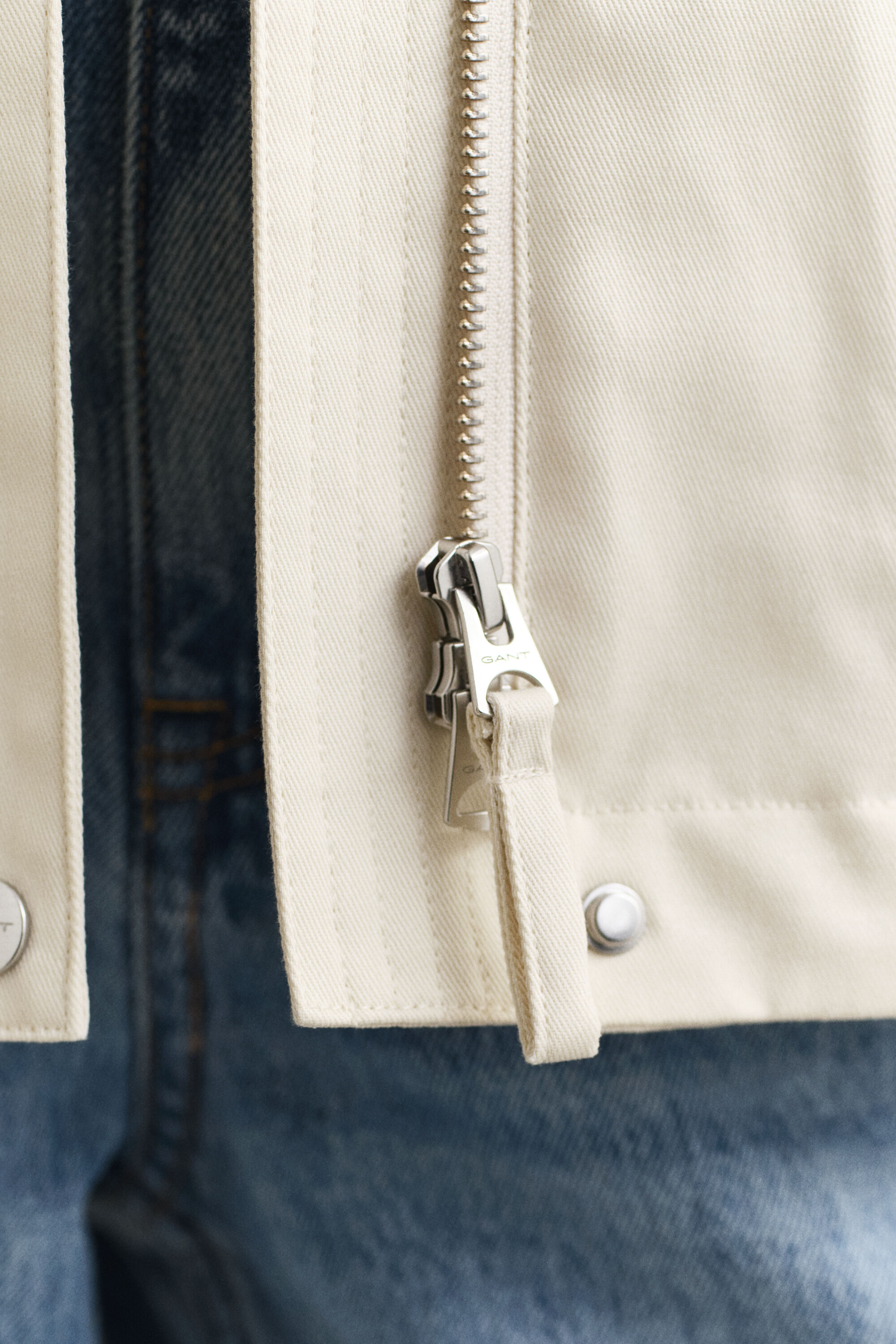 Decker jakke af bomuld