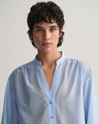 Relaxed fit bomuldssilkebluse