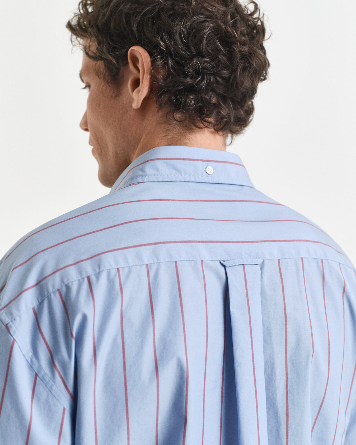 Relaxed fit Heritage Poplin skjorte med striber