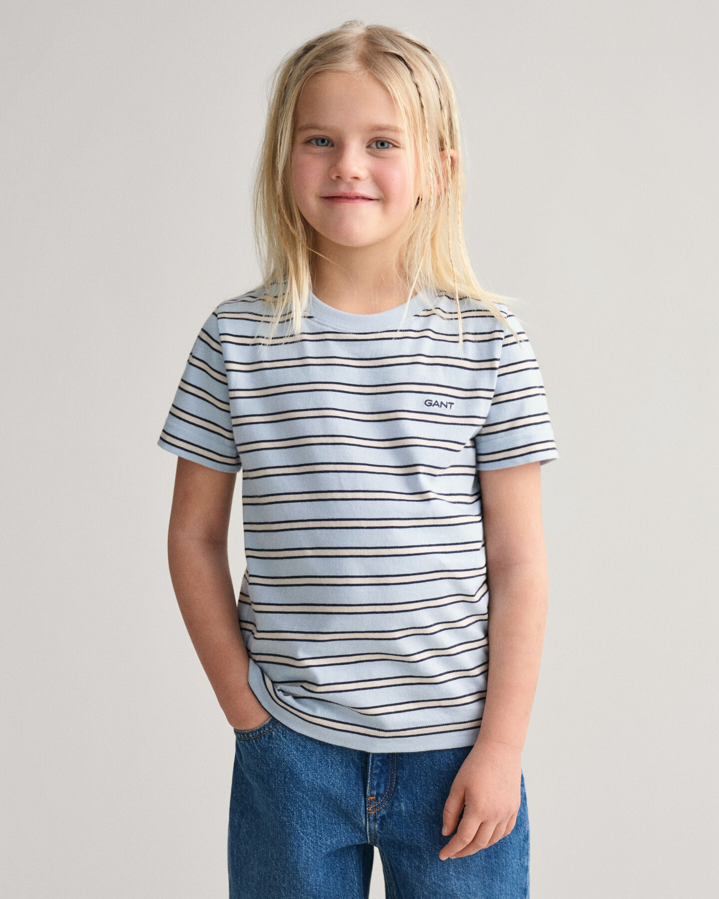 Kids stribet T-shirt
