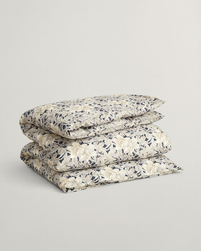 Dobbelt dynebetr&aelig;k med blomsterm&oslash;nster