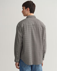 Oversized Houndstooth bomuldsskjorte