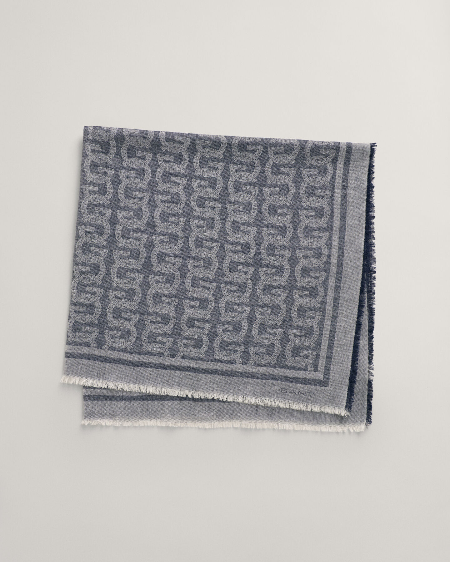 G Patterned let uldhalstørklæde