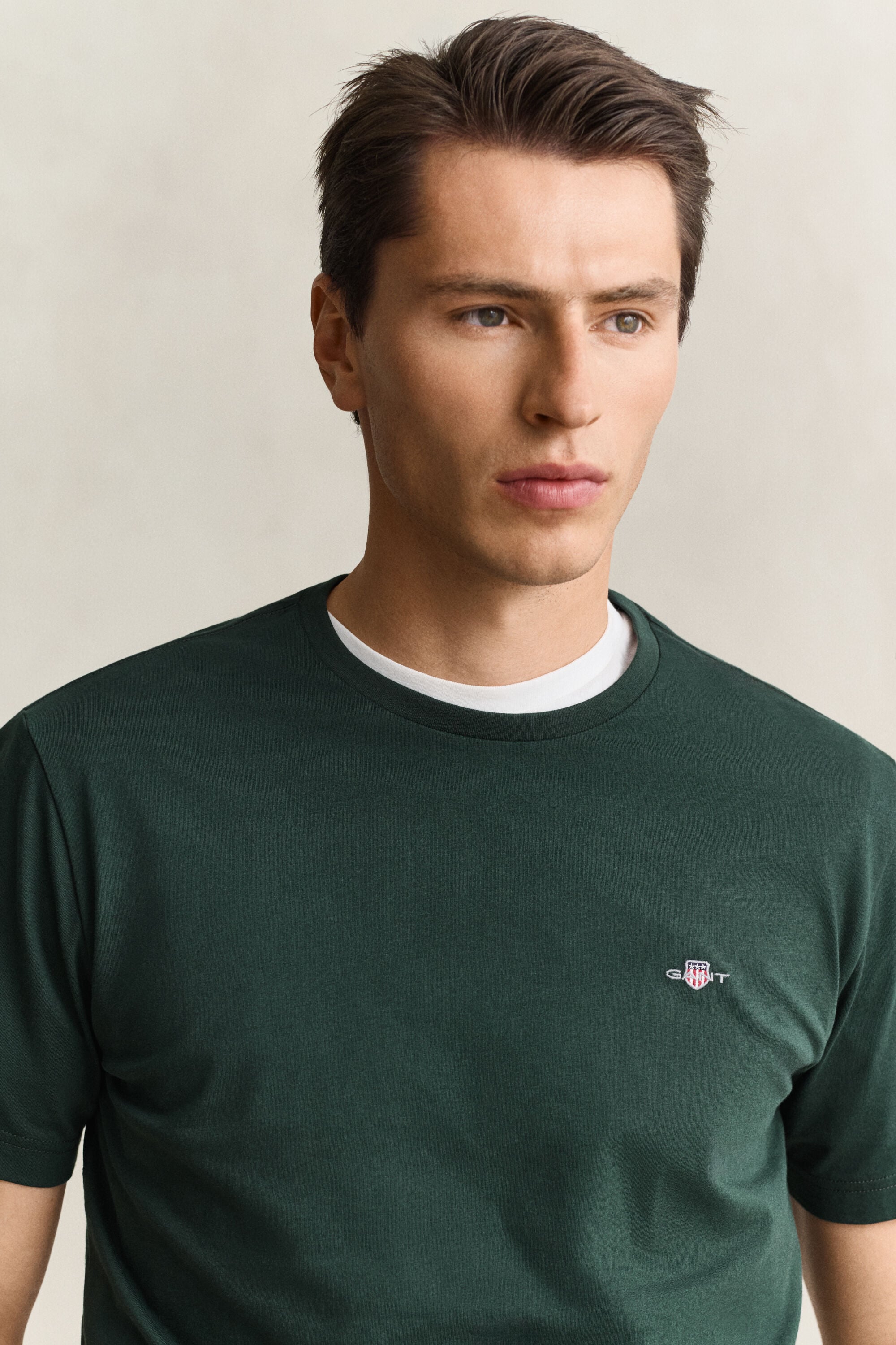 Regular T-shirt med skjold