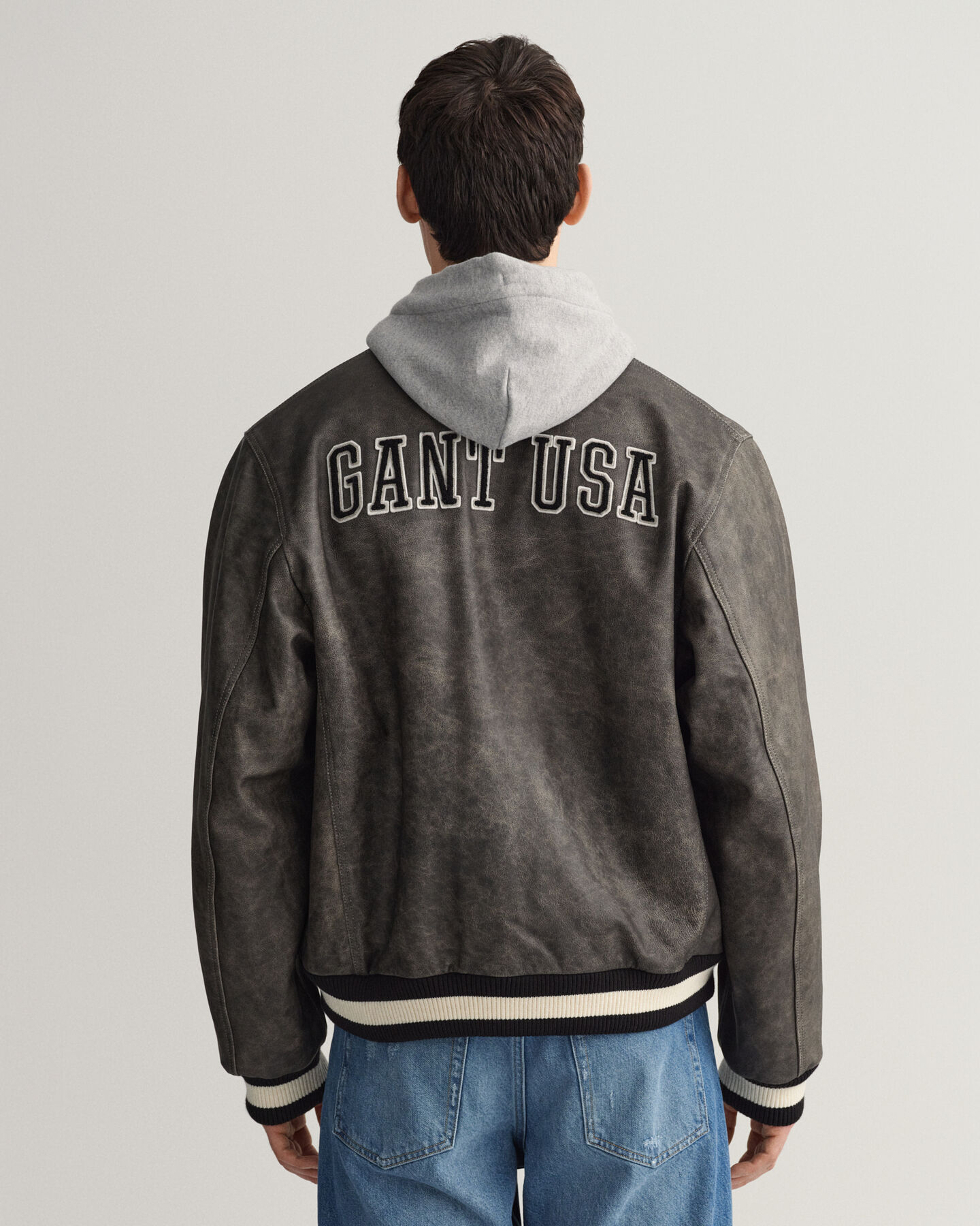 GANT Varsity Jacket af læder
