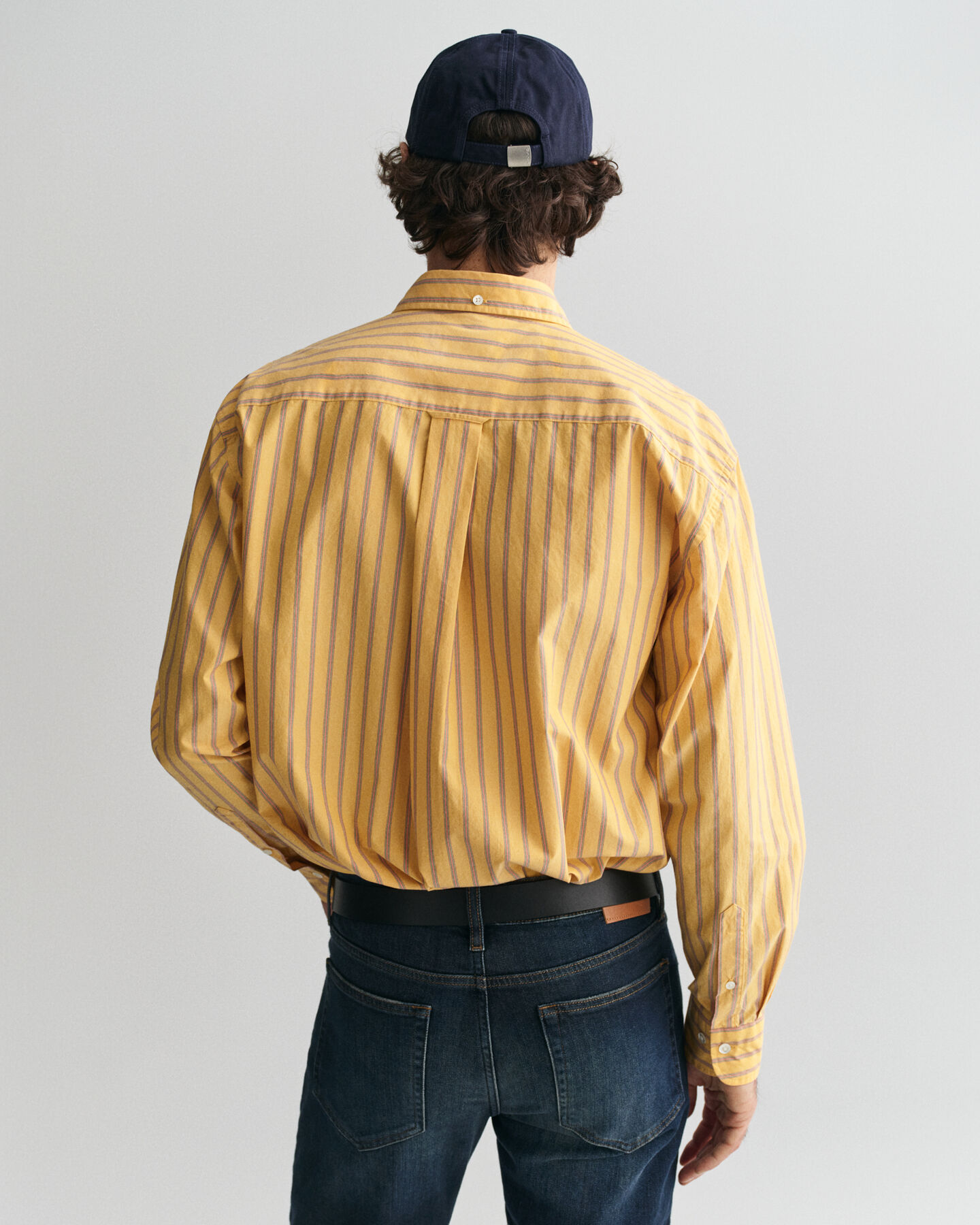 Relaxed fit Heritage Poplin skjorte med striber