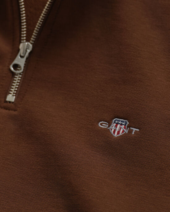 Shield sweatshirt med halv lynlås