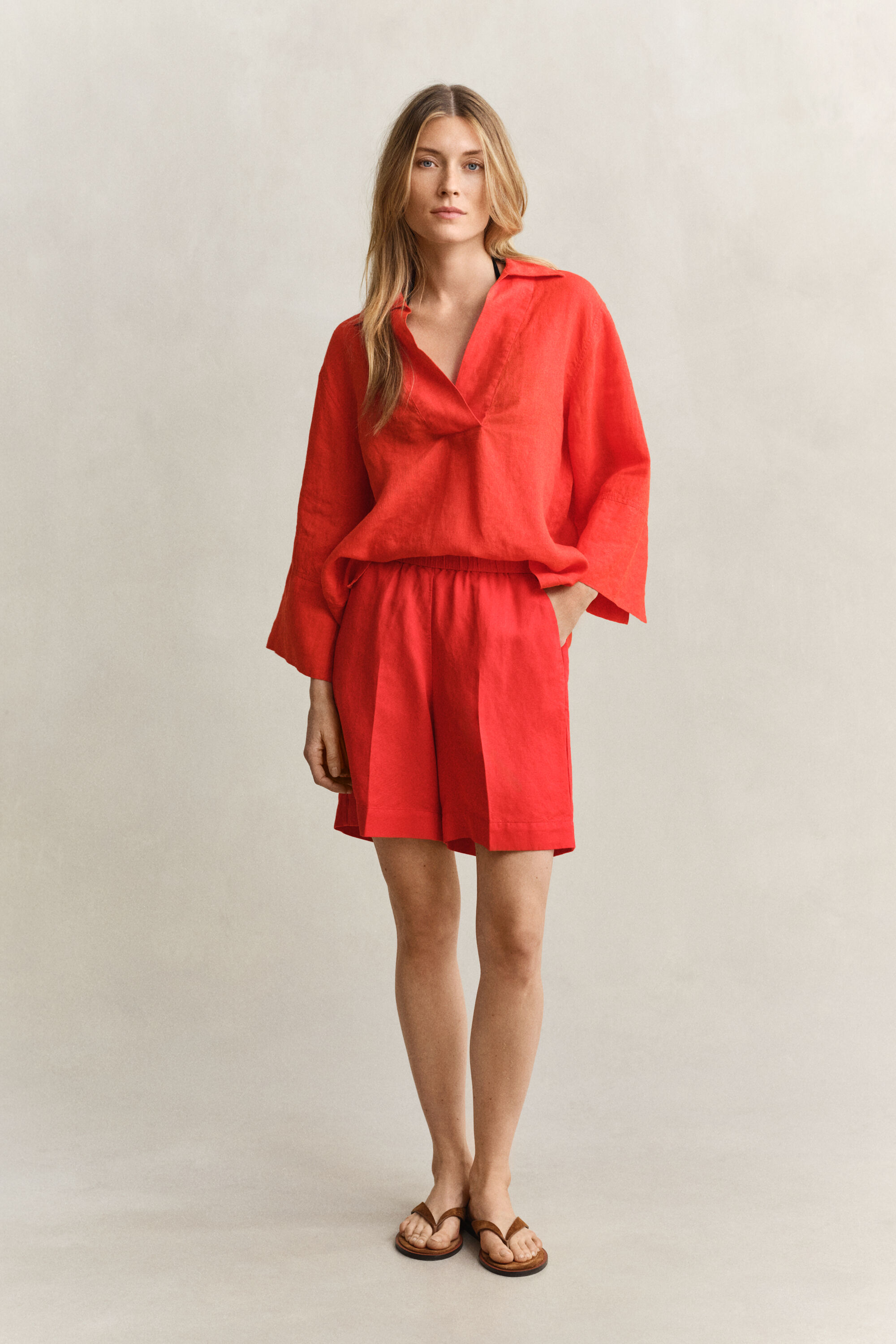 Shorts i hørblanding