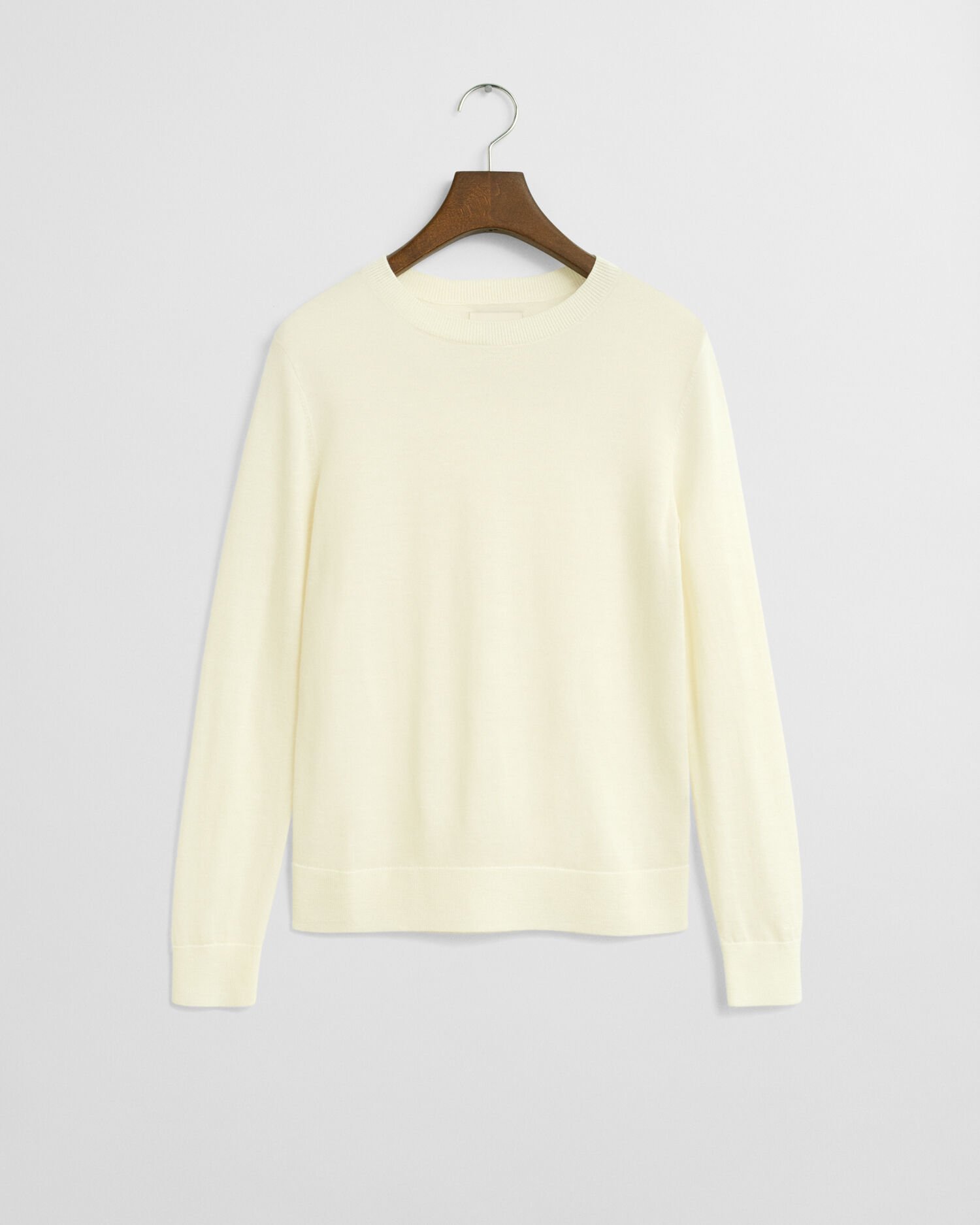 Crewneck sweater af ekstra fin merinould