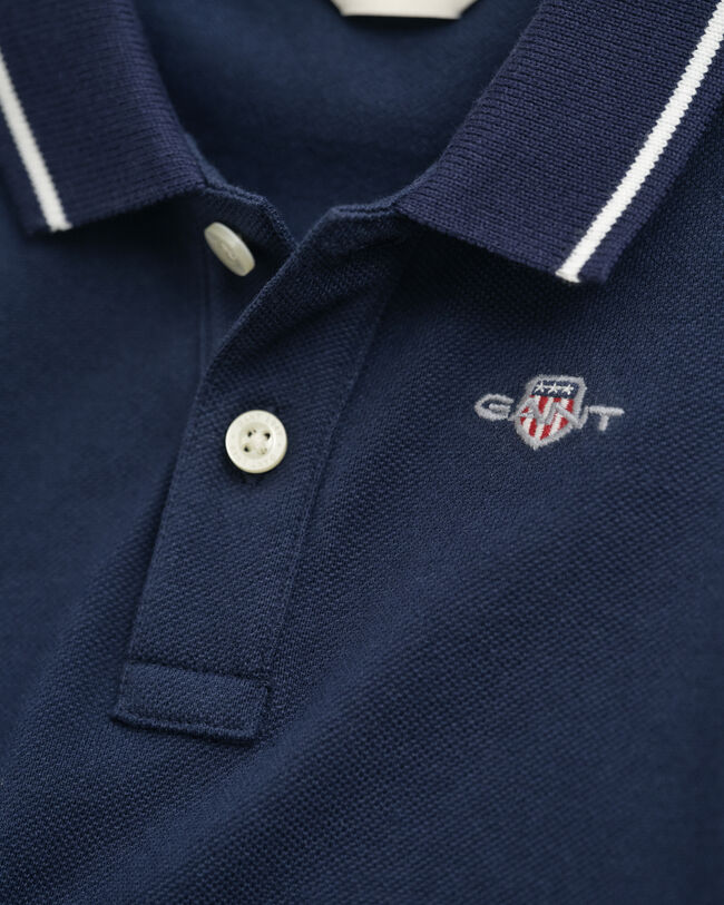 Baby Shield piqué bodysuit med lange ærmer