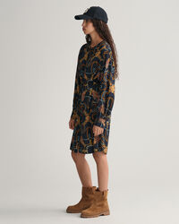 Rope Print skjortekjole