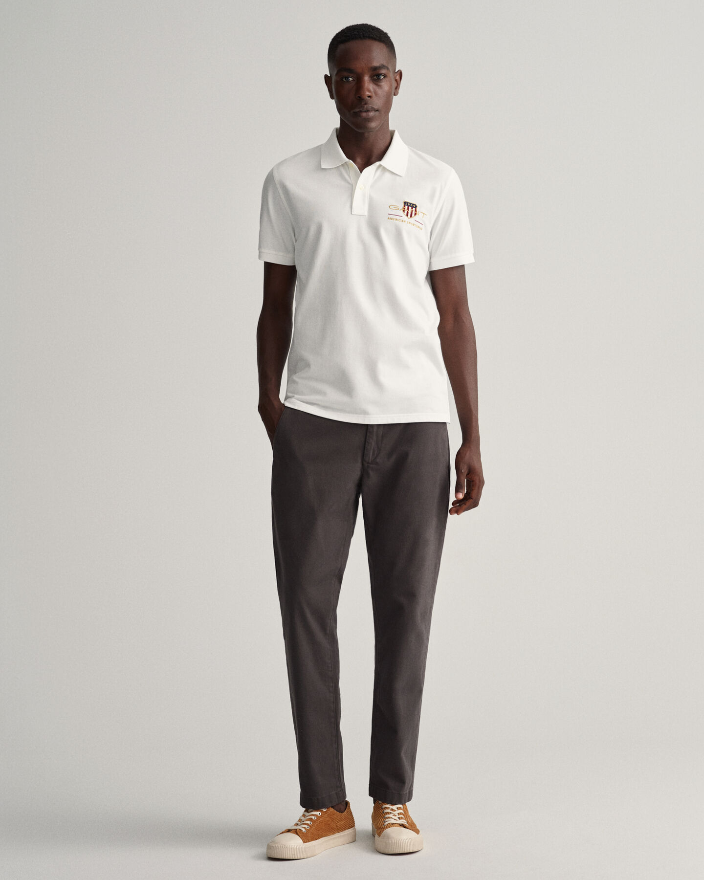 Hallden Slim fit Comfort Super chinobukser