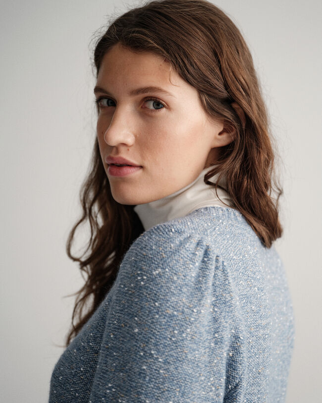 Sparkling crewneck cardigan