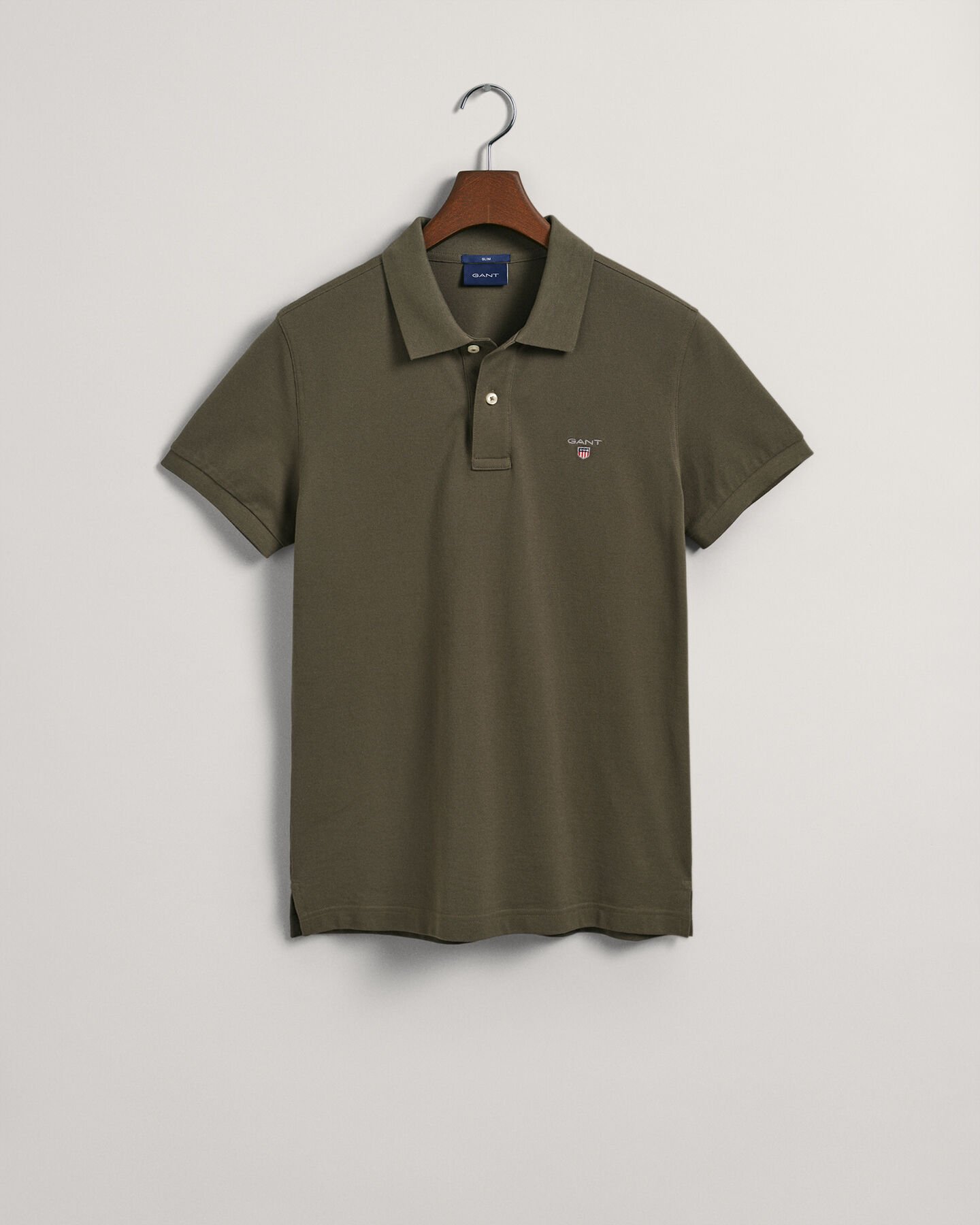 Original slim fit piqu&eacute; poloskjorte