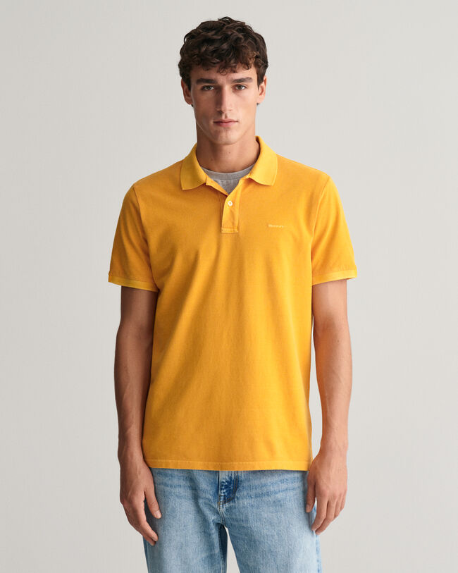 Sunfaded piqu&eacute; poloskjorte