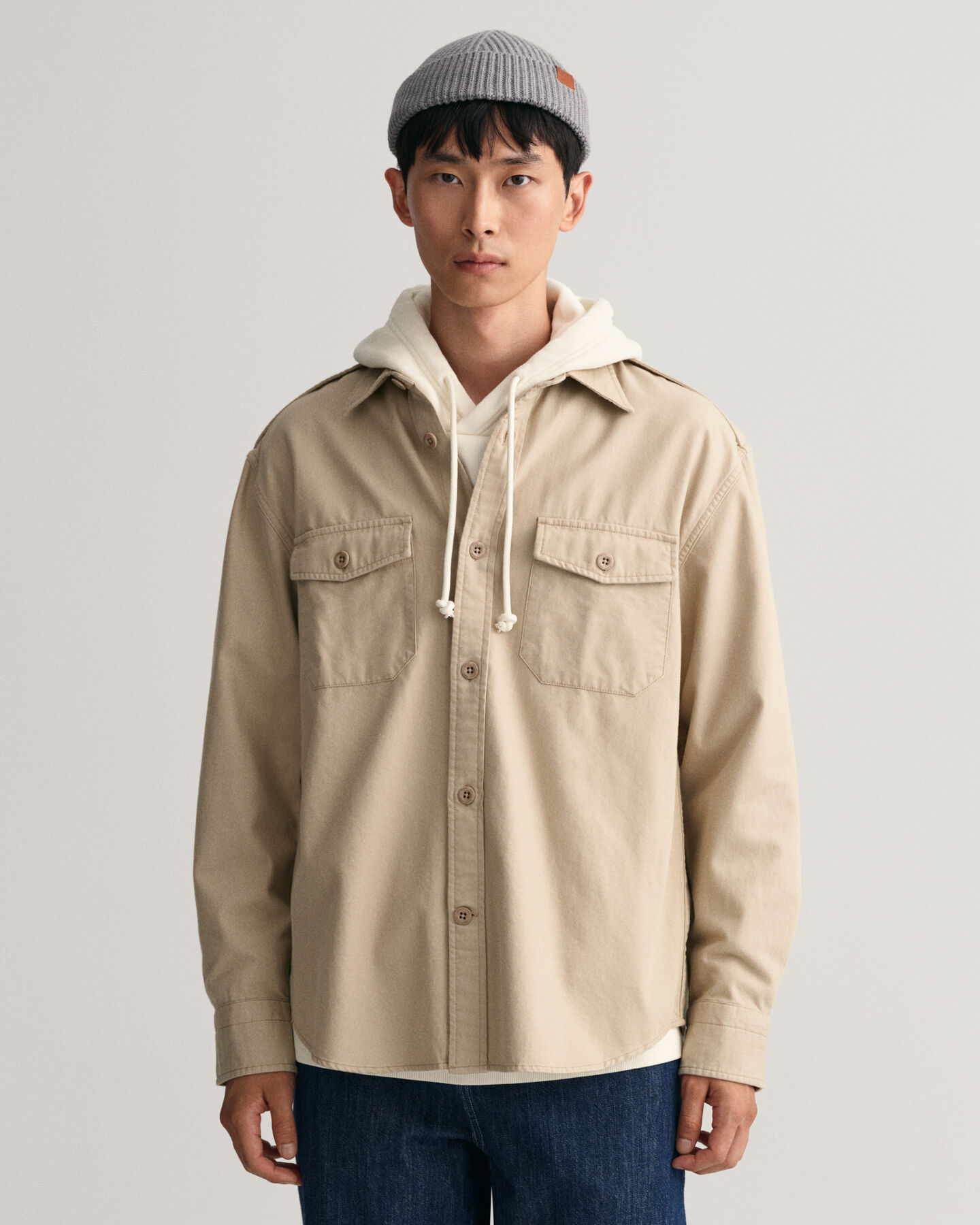 Fisherman beanie af bomuld