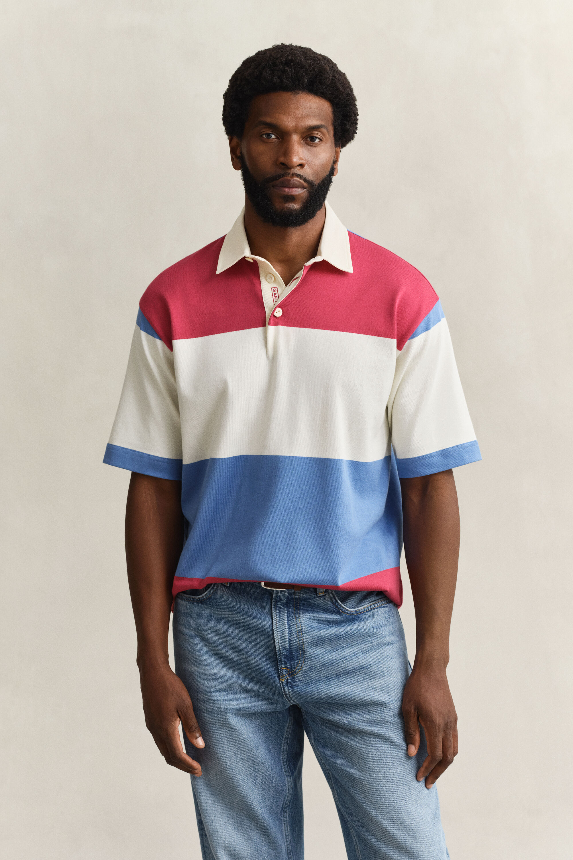 Rugger med korte ærmer