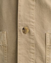 Garment-dyed overskjorte i twill