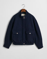 Harrington jakke af uld