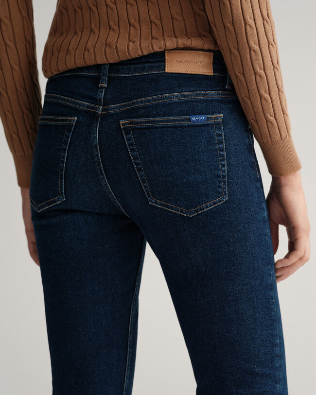 Farla Slim fit korte jeans