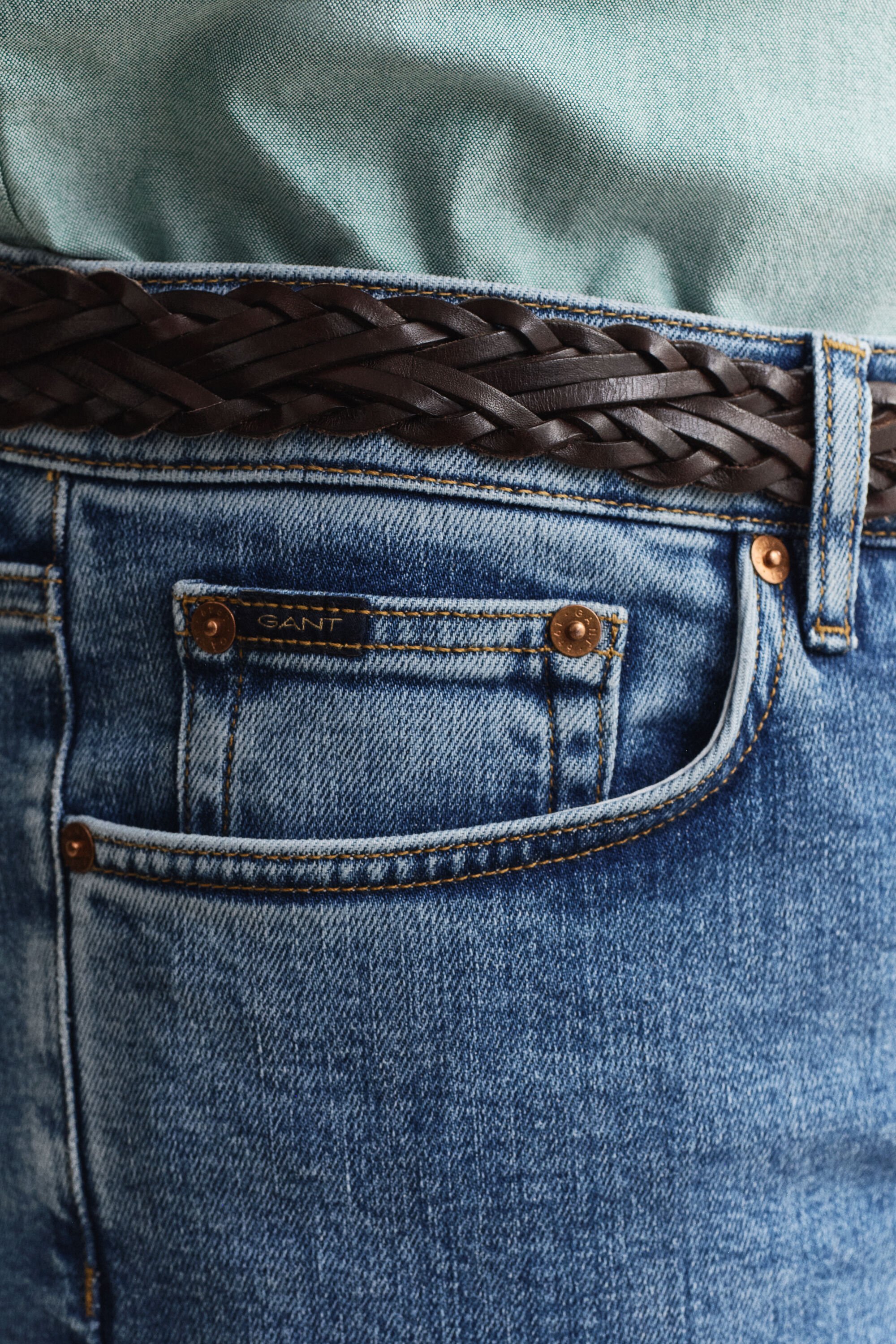 Slim fit jeans i let vask