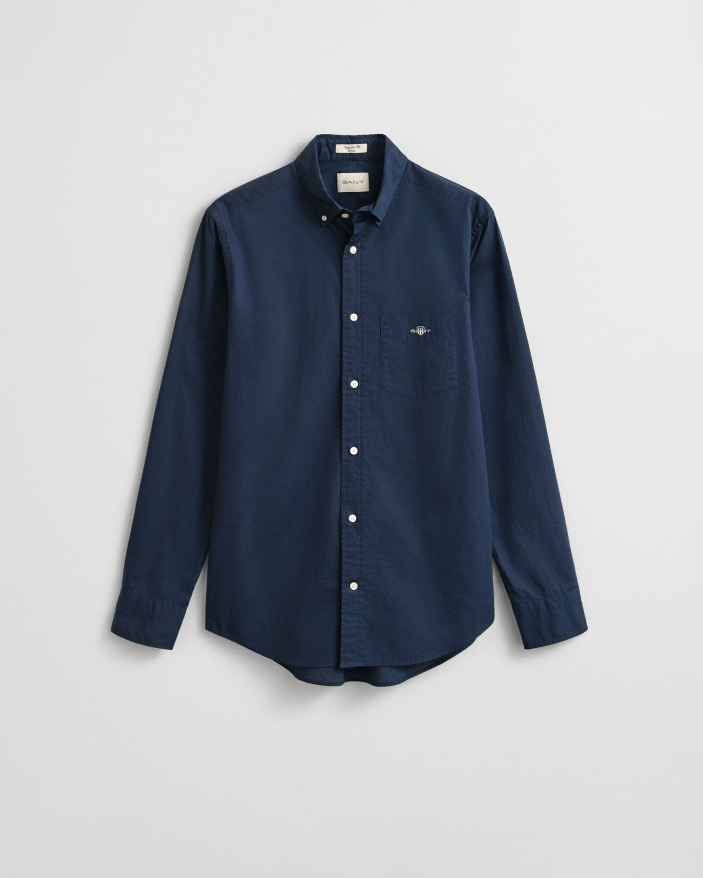 Regular fit klassisk poplin-skjorte