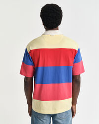 Kort&aelig;rmet Heavy Rugger med striber