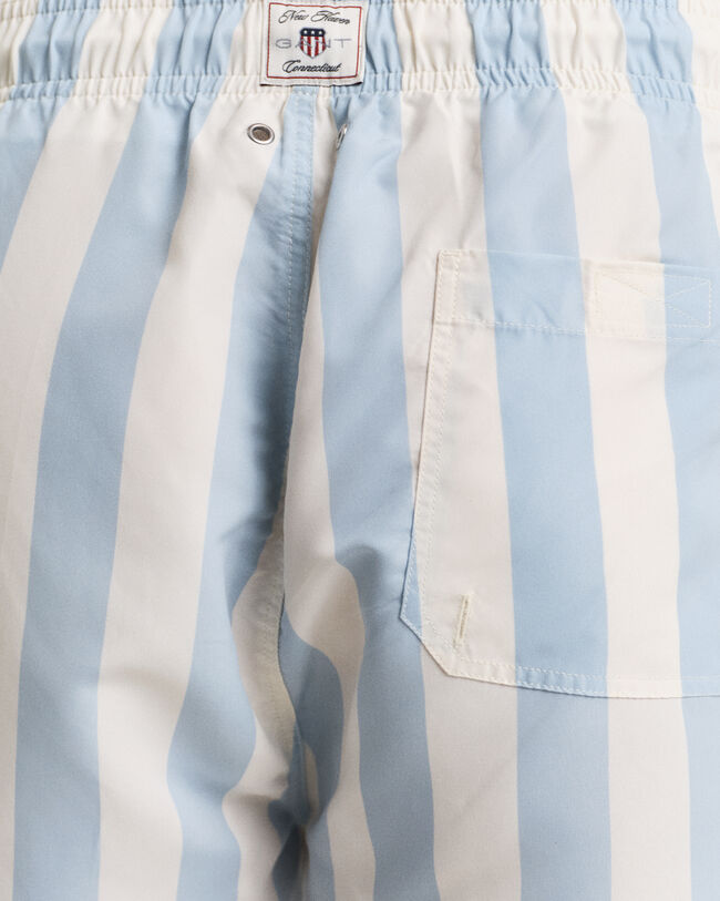 Blokstribede badeshorts
