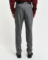 Slim fit jakkesæt-bukser med tern