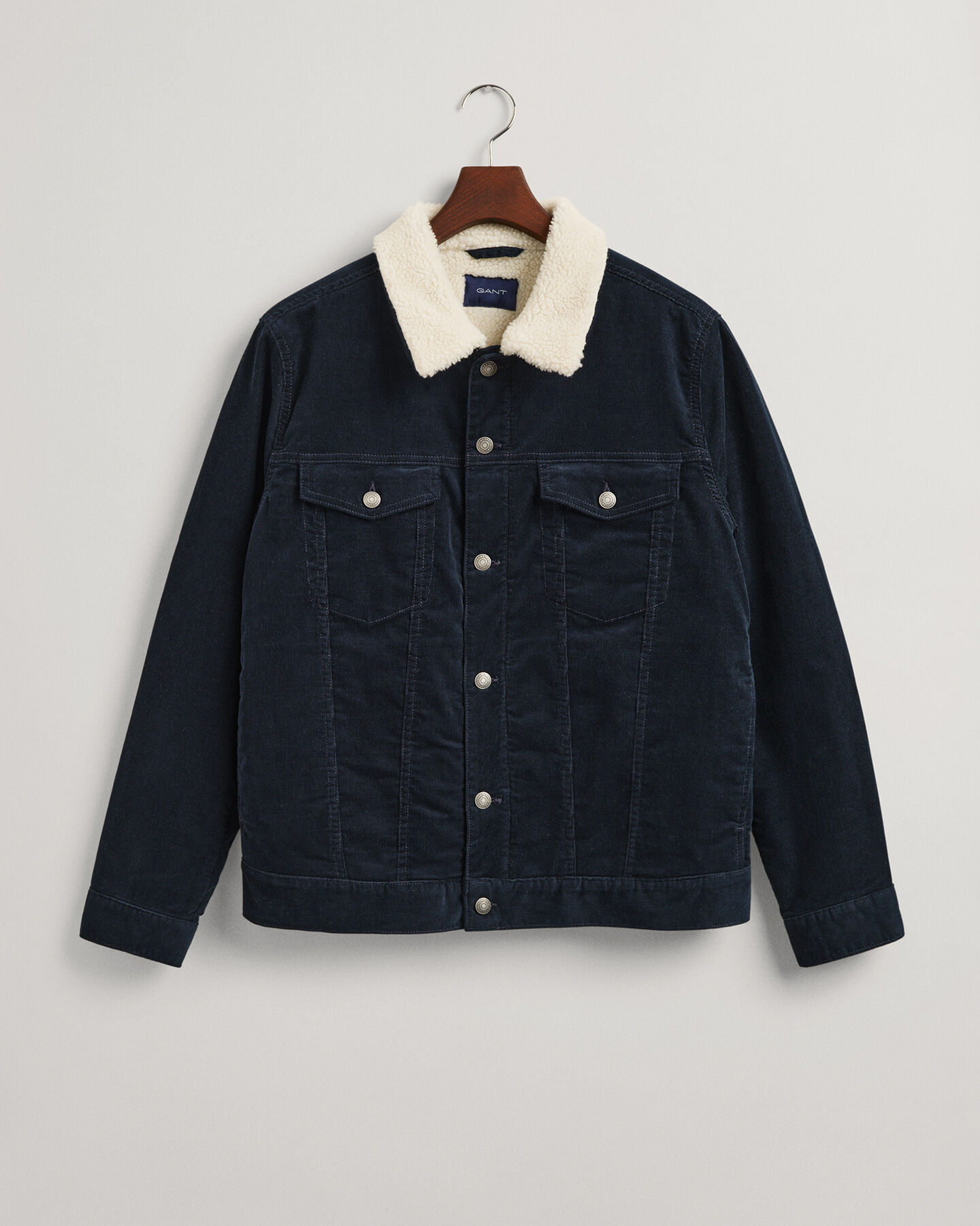 Trucker-jakke af jernbanefløjl