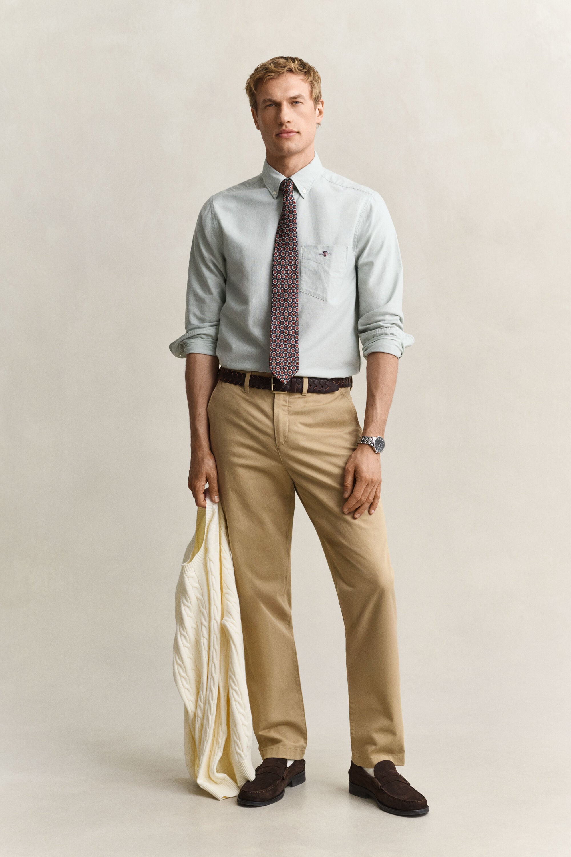 Regular fit klassisk Oxford-skjorte