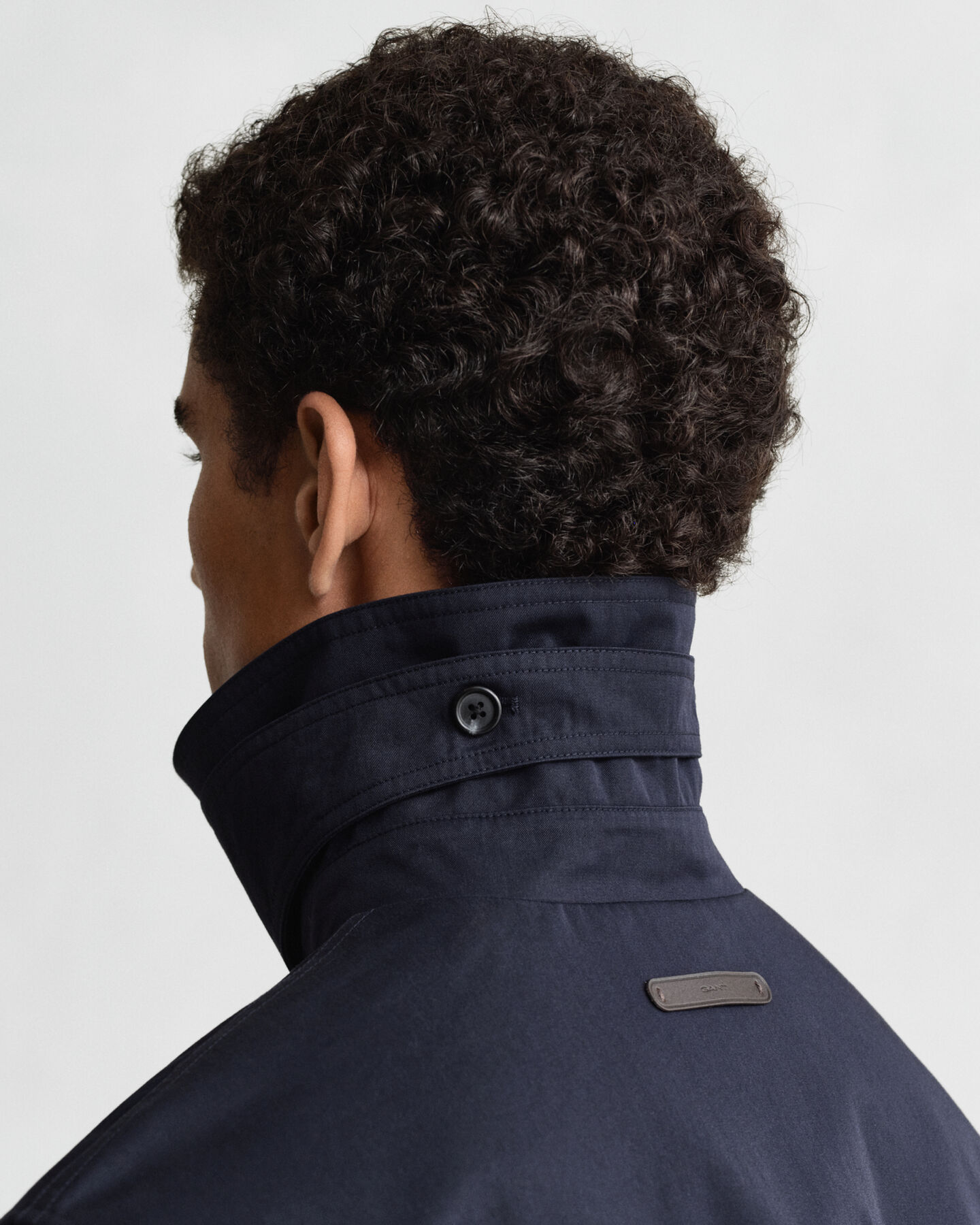 Trenchcoat i bomuldsblanding