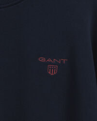 Teen Boys Contrast Shield sweater med crewneck