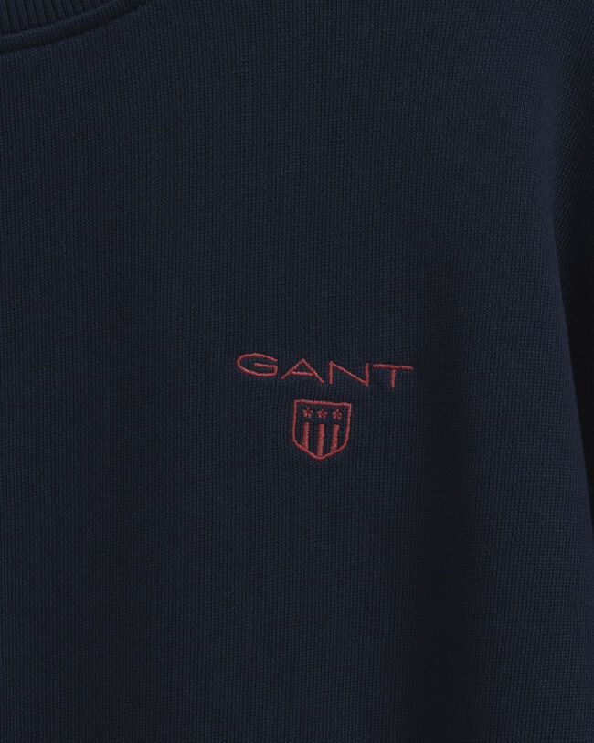 Teen Boys Contrast Shield sweater med crewneck