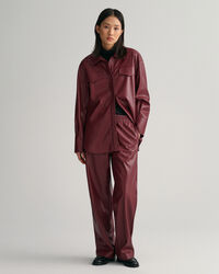 Relaxed fit Pull-On bukser i kunstlæder