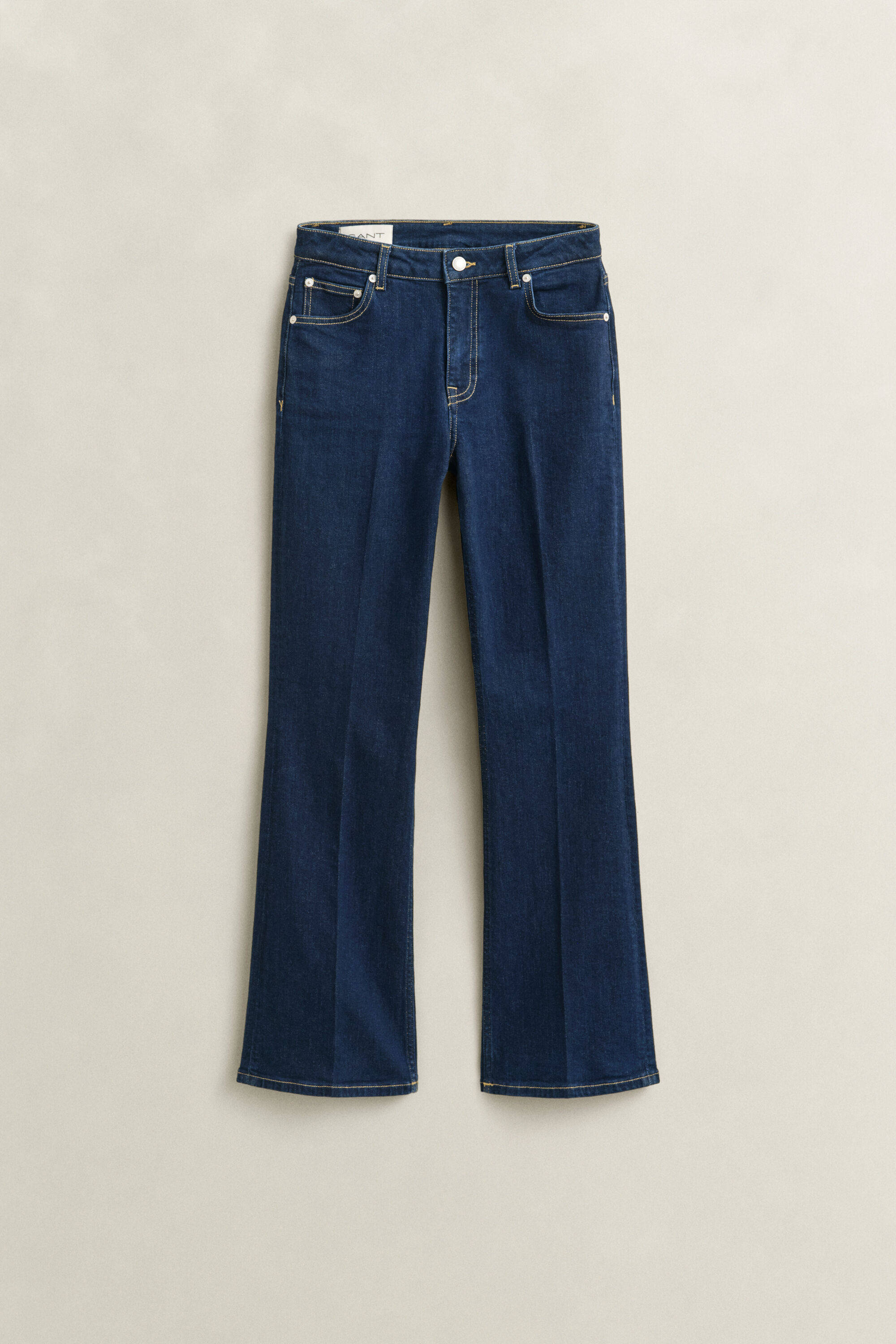 Slanke jeans med stræk og svaj