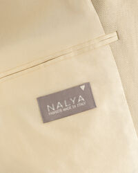 Relaxed fit jakkesæt-jakke af bomuld og hør