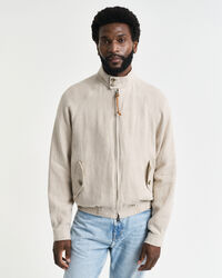 Harrington jakke af hør