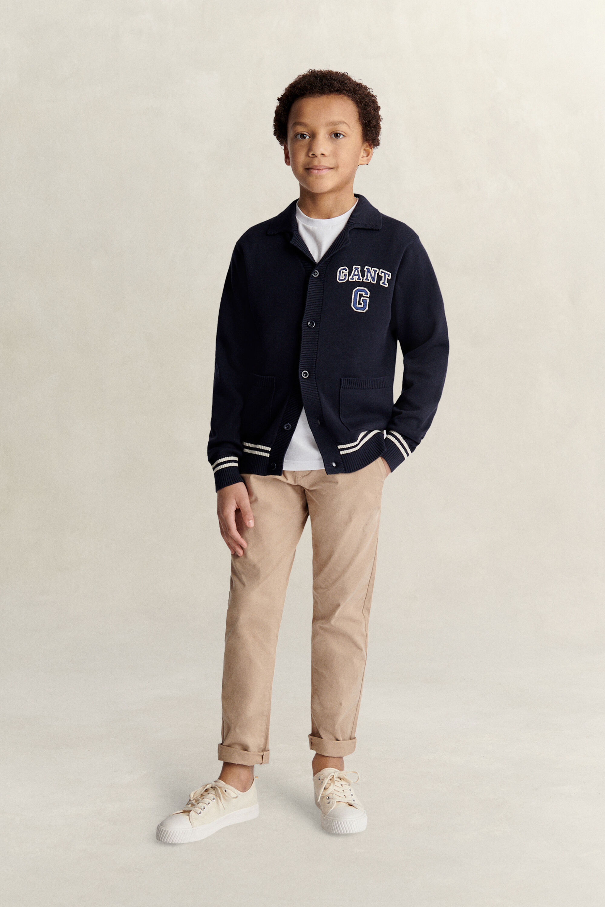 Teen Boys strikket cardigan