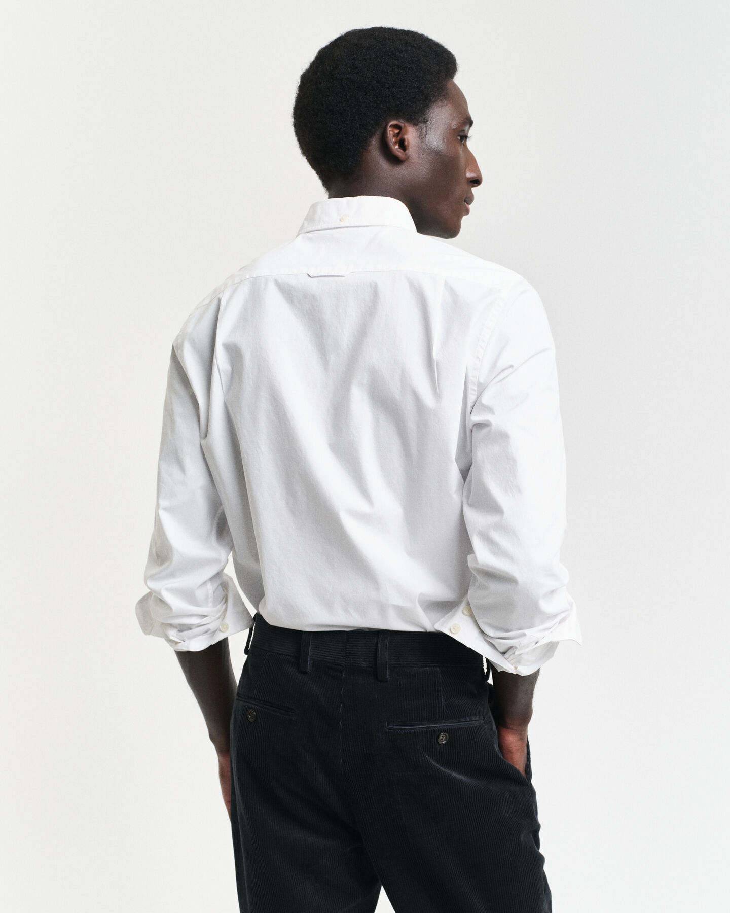 Slim fit klassisk poplin-skjorte