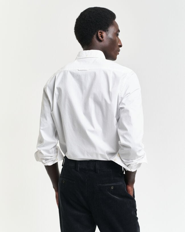 Slim fit klassisk poplin-skjorte